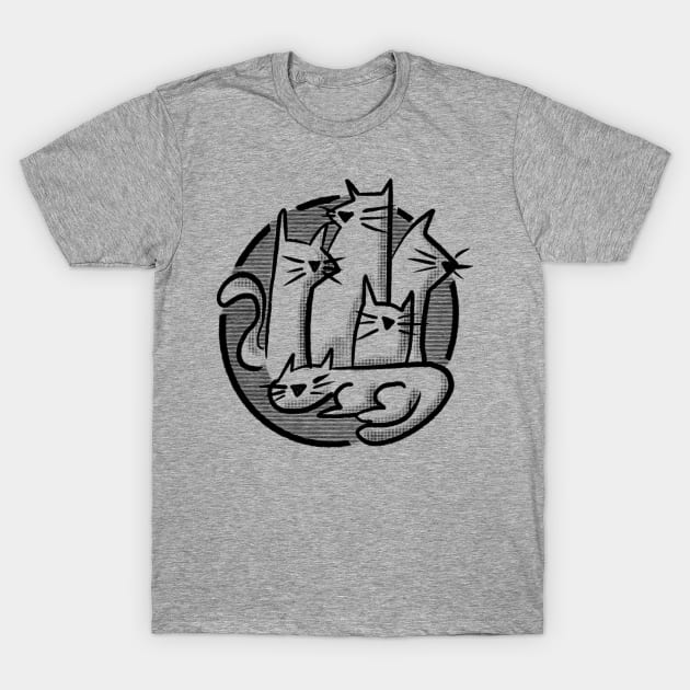 Cats T-Shirt by beachhead